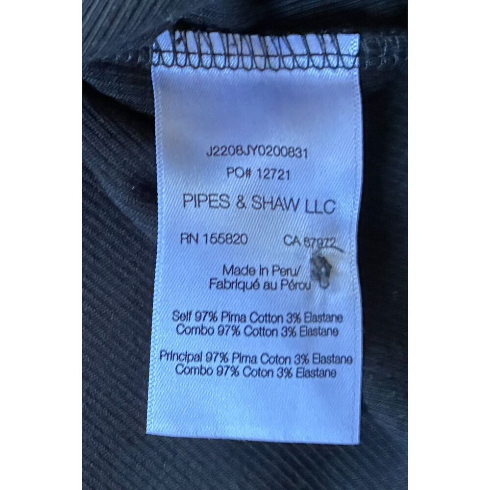 Veronica Beard Black Henley Shirt Top Blouse Women's Size XL - Picture 5 of 10